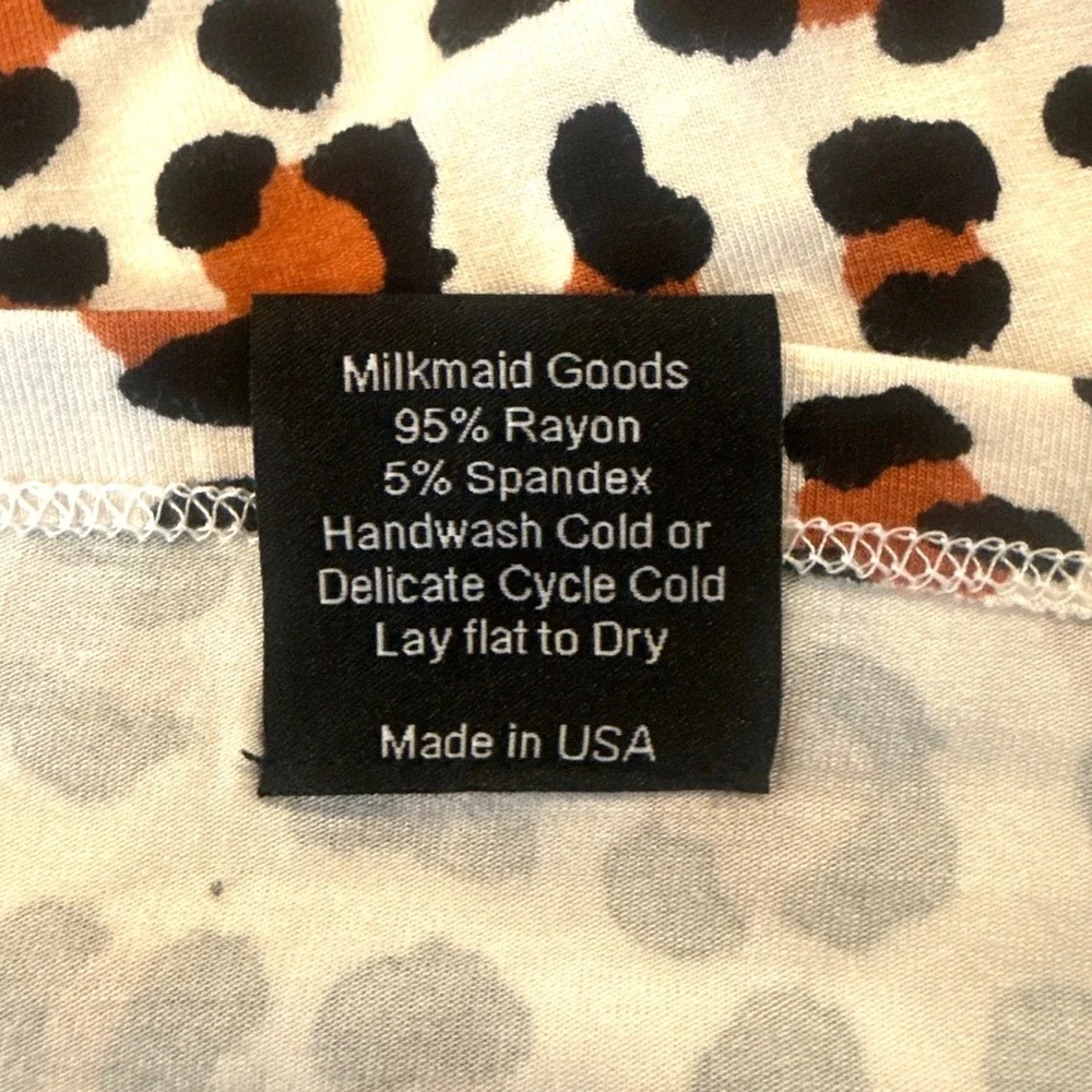 Milkmaid Goods Leopard Print Robe Sz Large - Picture 4 of 4